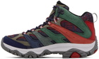 Merrell 1TRL Navy White Mountaineering Edition Moab 3 Smooth Mid GTX Boots