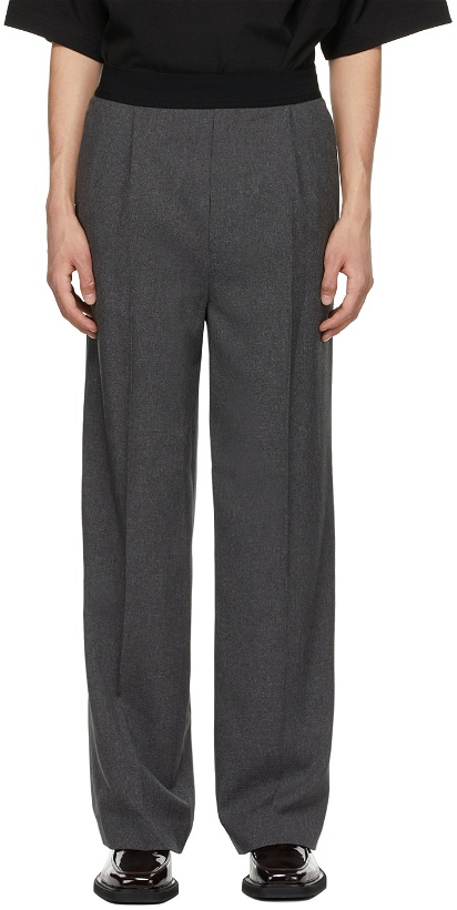 Photo: We11done Grey Logo Trousers
