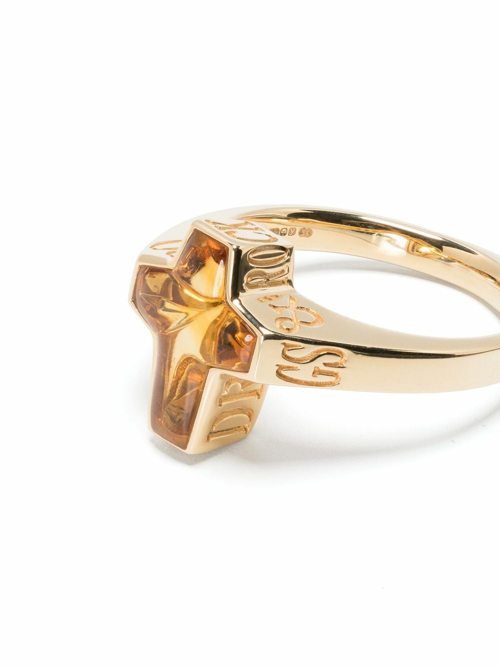 Stephen Webster 18K Yellow Gold Sex & Drugs & Rock & Roll Citrine Ring
