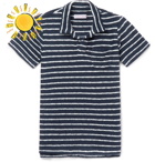 Orlebar Brown - Boys Ages 4 - 12 Digby Striped Cotton-Terry Polo Shirt - Men - Navy