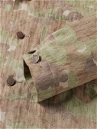 Visvim - Baker Camouflage-Print Wool and Linen-Blend Chore Jacket - Brown