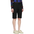 Saint Laurent Black Denim Bermuda Shorts