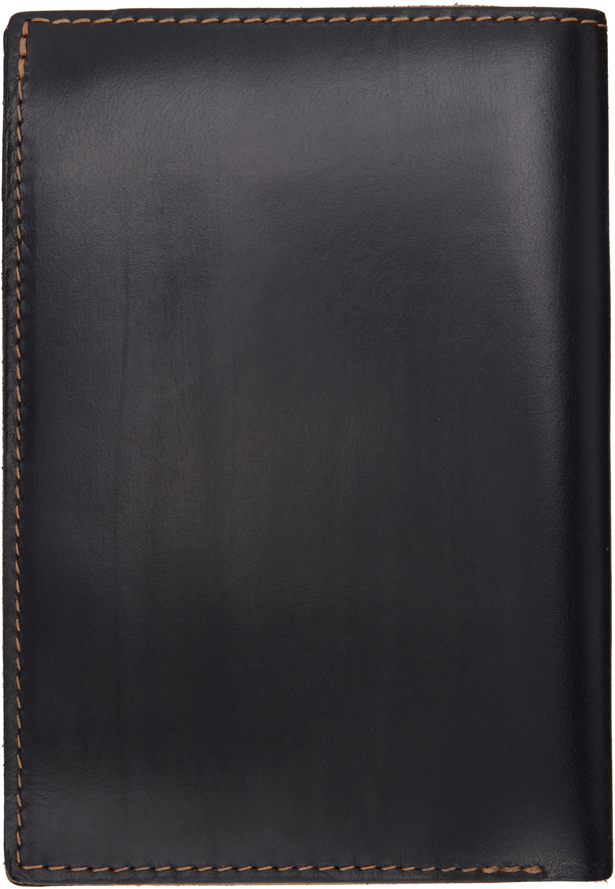 RRL Black Leather Passport Holder RRL