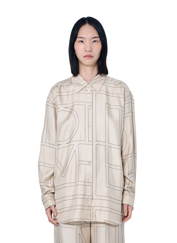 Photo: Toteme Classic Embroidered Shirt