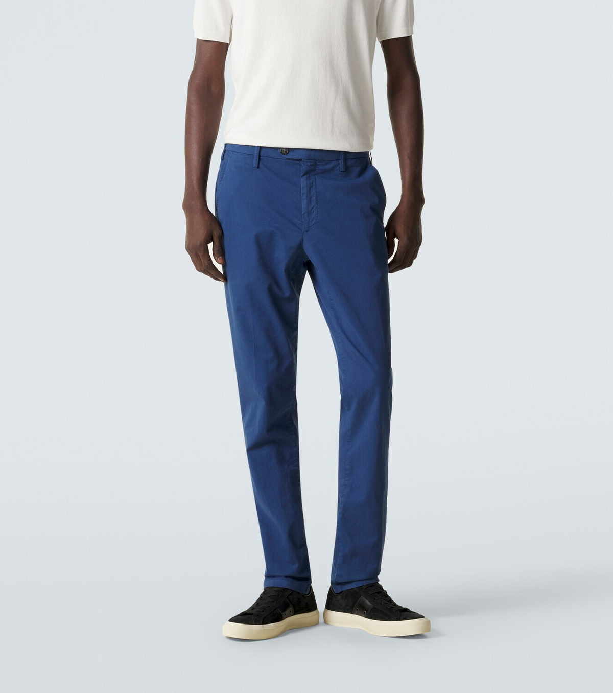 Canali Cotton straight chinos