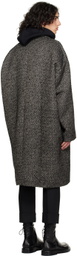 Random Identities Black Egg Shape Coat