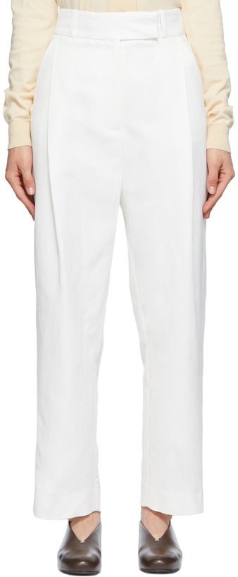 Photo: Totême White City Sport Trousers