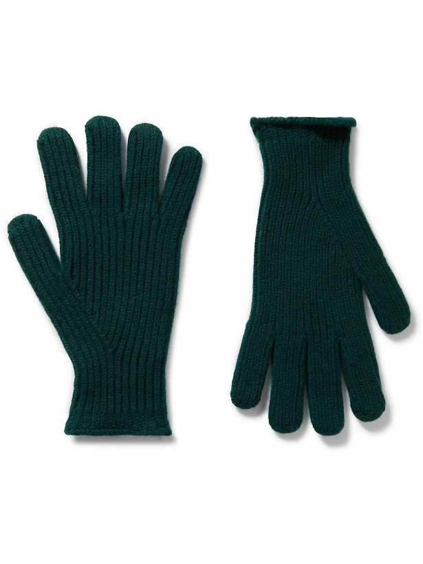 Photo: Mr P. - Ribbed Wool Gloves