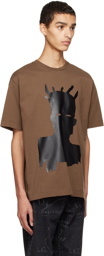 Études Brown Jean-Michel Basquiat Edition Wonder Self-Portrait T-Shirt