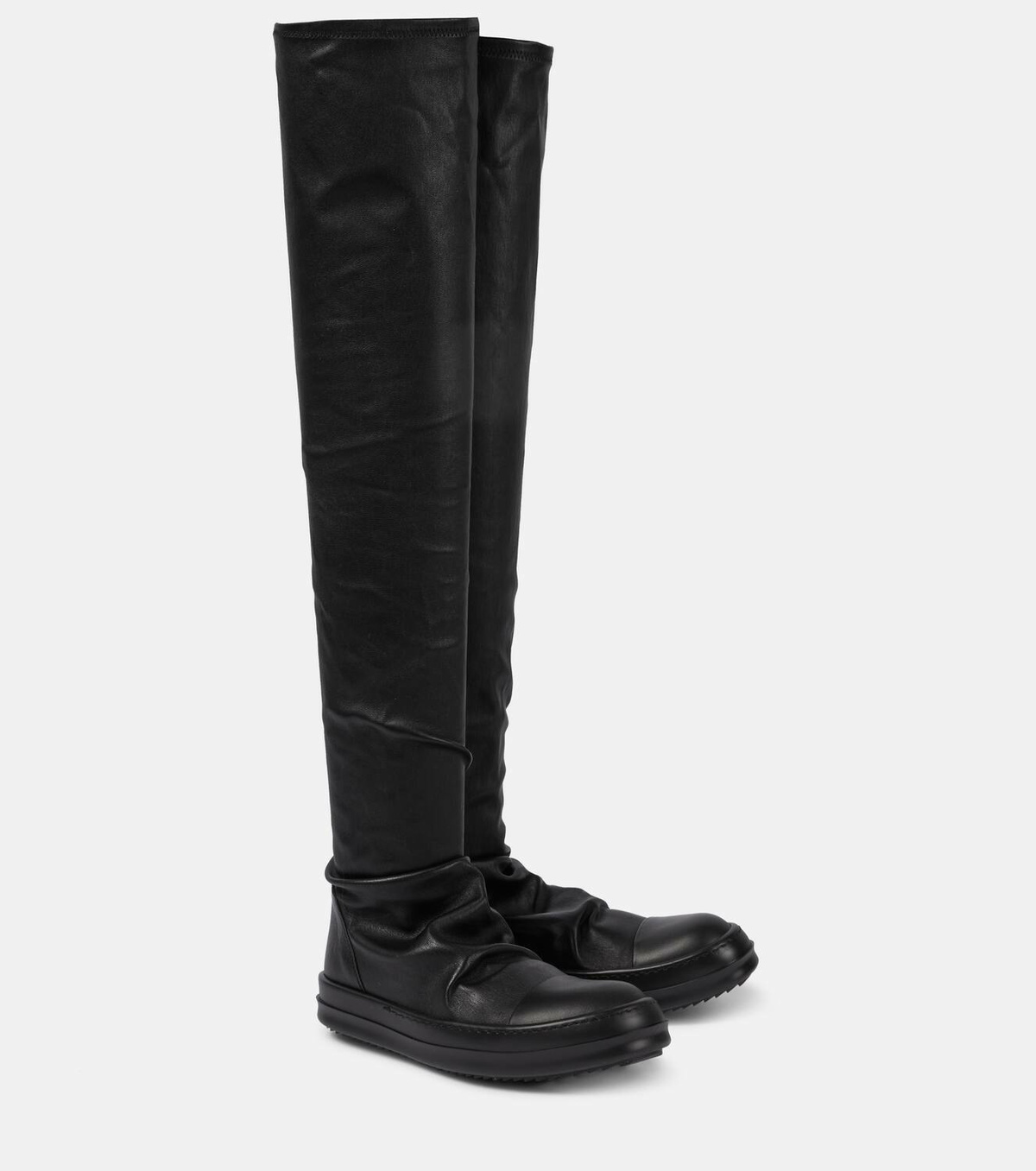 Rick Owens Stocking Sneaks knee-high leather sneakers Rick Owens