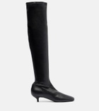 Toteme Day leather over-the-knee boots