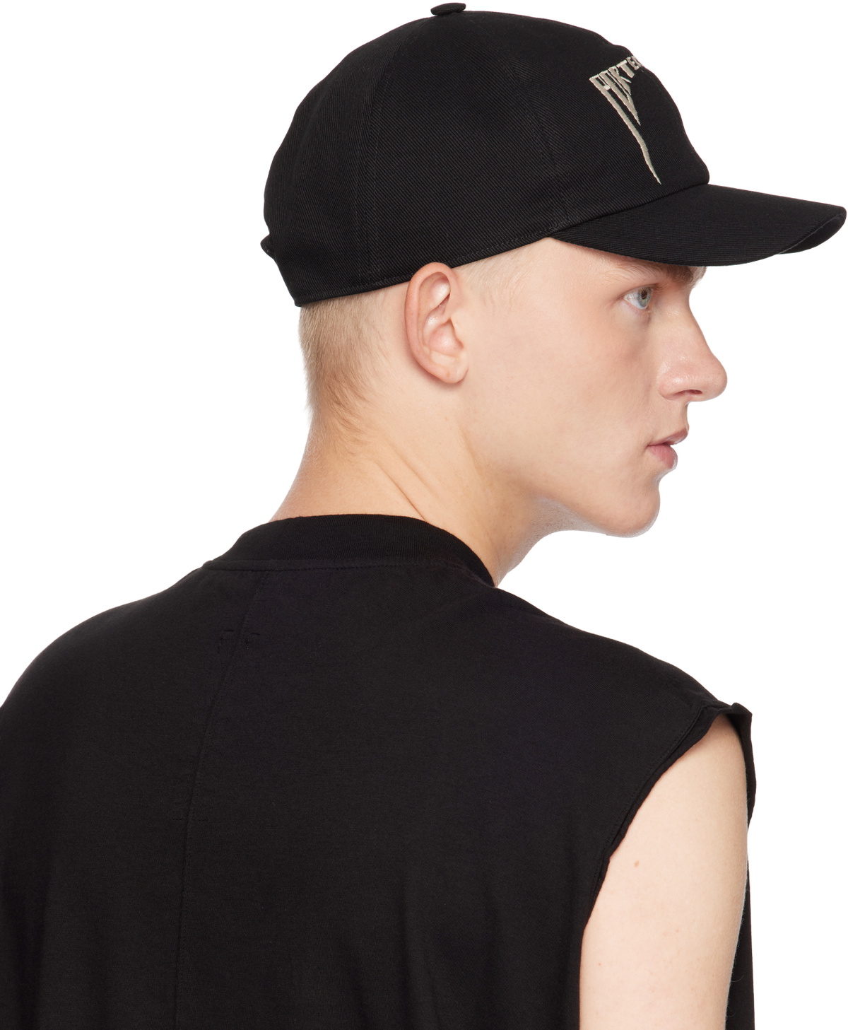 Rick Owens キャップ サイズS PORTERVILLE Rick Owens DRKSHDW Black Porterville Baseball Cap Rick Owens Drkshdw