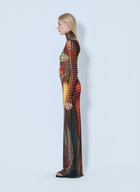 Jean Paul Gaultier Re-Edition Long Dress High Neck