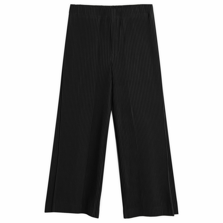 Photo: Homme Plissé Issey Miyake Men's Pleated Wide Trousers in Black