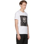 Alexander McQueen White Skull Print T-Shirt