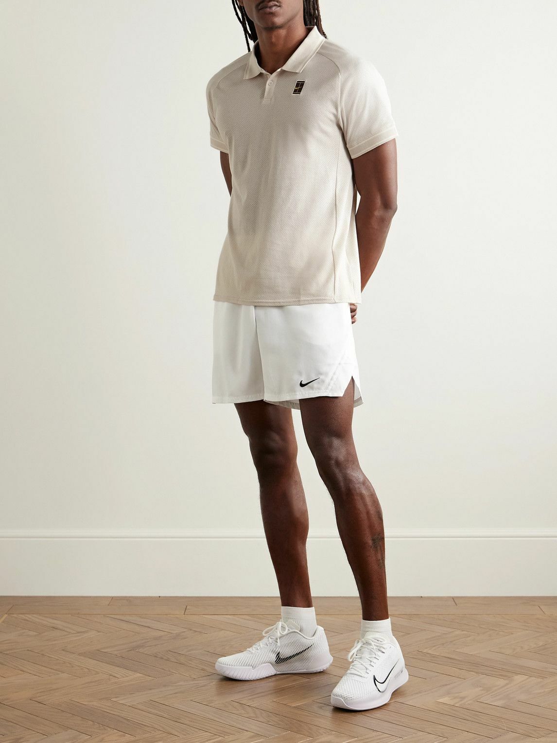 Nike Tennis - NikeCourt Heritage Logo-Appliquéd Cotton-Blend
