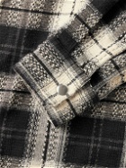 Corridor - Checked Cotton-Tweed Overshirt - Black