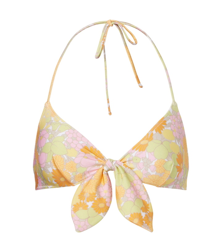 Photo: Chloé Bow-detail floral bikini top