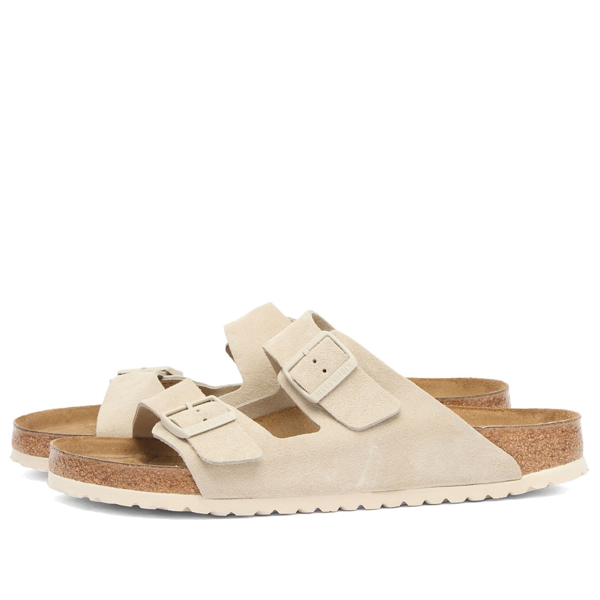 Birkenstock Arizona in Oyster Suede