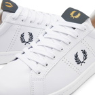 Fred Perry Authentic Men's B721 Leather Sneakers in White/Navy