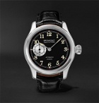 Bremont - Wright Flyer Limited Edition Automatic 43mm Stainless Steel and Leather Watch, Ref. No. WF-SS - Beige