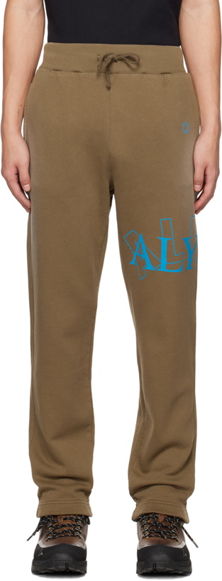 Photo: 1017 ALYX 9SM Khaki Printed Lounge Pants