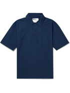 Margaret Howell - MHL. Cotton-Poplin Polo Shirt - Blue