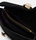 Simkhai Amaya suede clutch