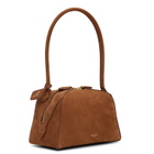 ALAÏA Brown 'Le Bouledogue' Small Nubuck Bag