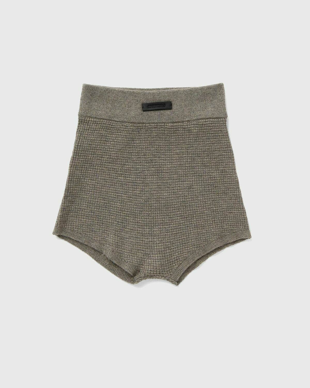 Fear of God Essentials WAFFLE BOXER Grey Womens Panty