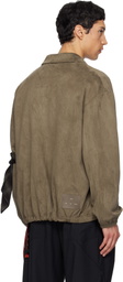 Song for the Mute Brown Slim Coach Jacket