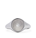 Miansai - Solar Rhodium-Plated Signet Ring - Silver