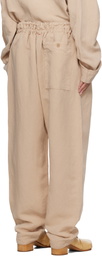 CASEY CASEY Beige Denmark Trousers