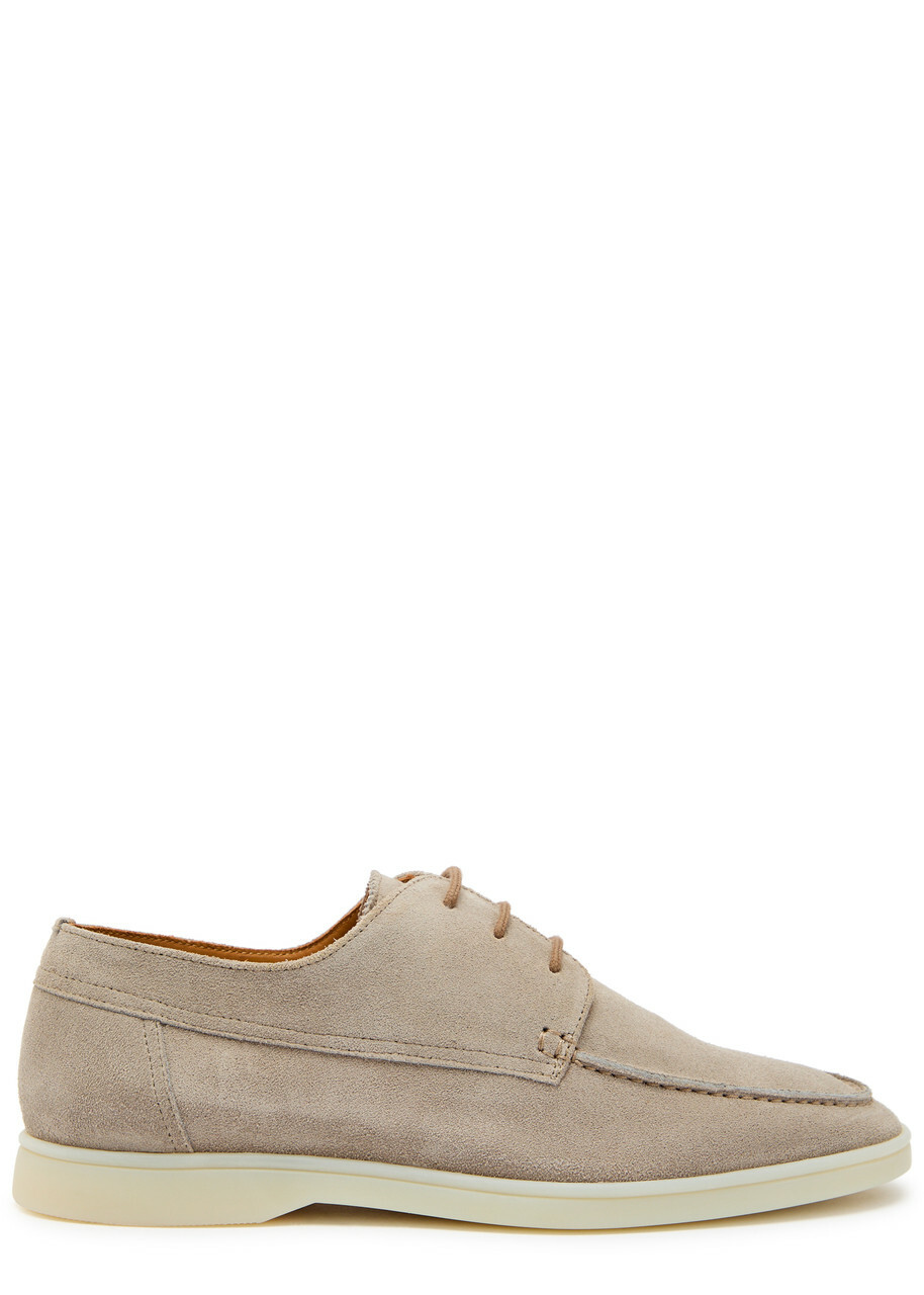 Aurélien Boat Suede Loafers Grey