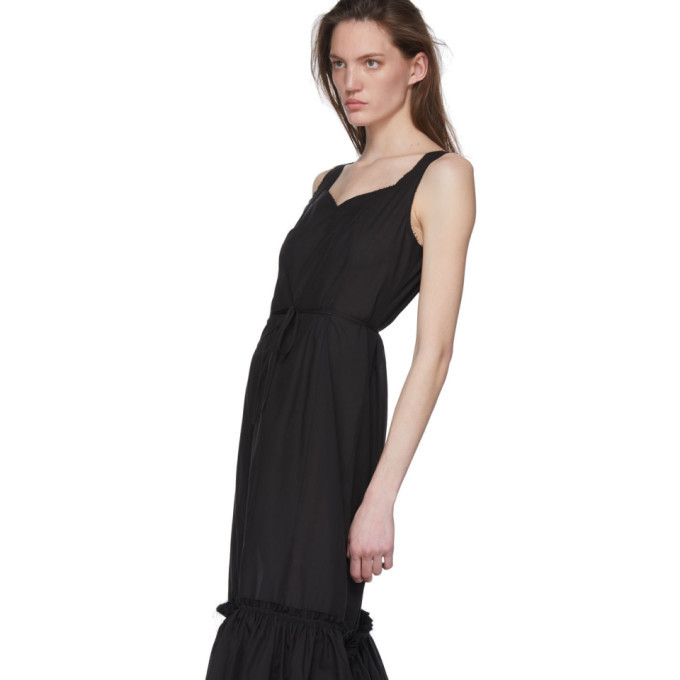 Marni Black Ruffled Long Dress Marni