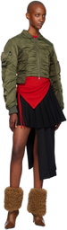 Andersson Bell Khaki Vitalina Bomber Jacket