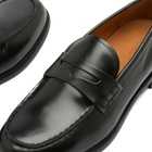 Vagabond Shoemakers Women's Linn Polished Leather Penny Loafer in Black Polished Leather