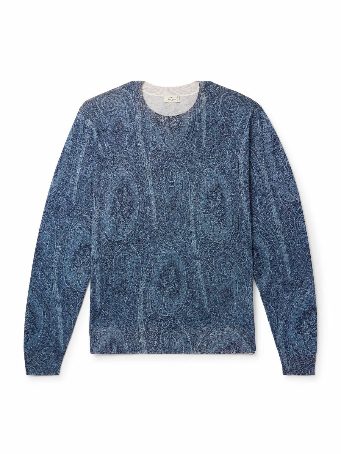 【送料&関税込】Etro Paisley Sweater Etro Paisley silk and cashmere sweater Etro