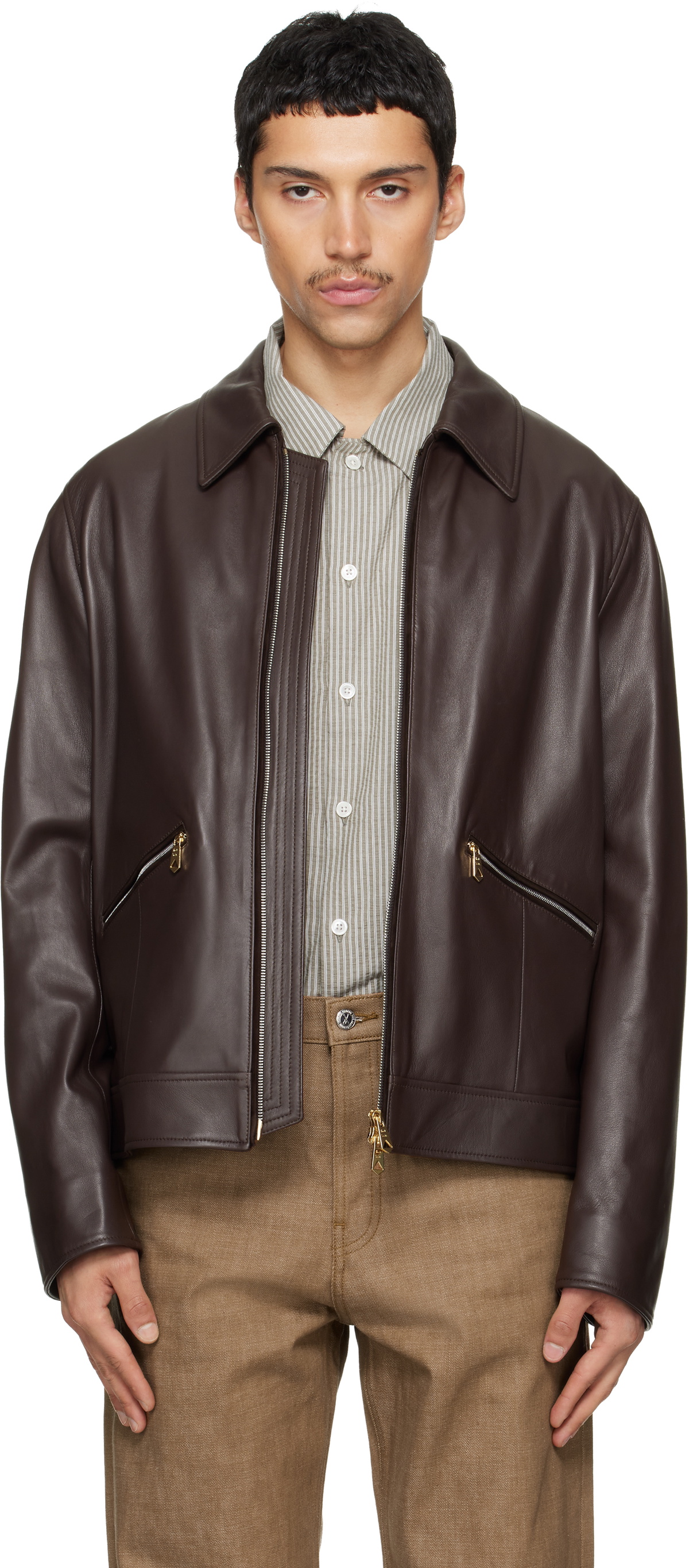 Paul Smith Blue Jacquard Hawaiian Moon Bomber Jacket Paul Smith