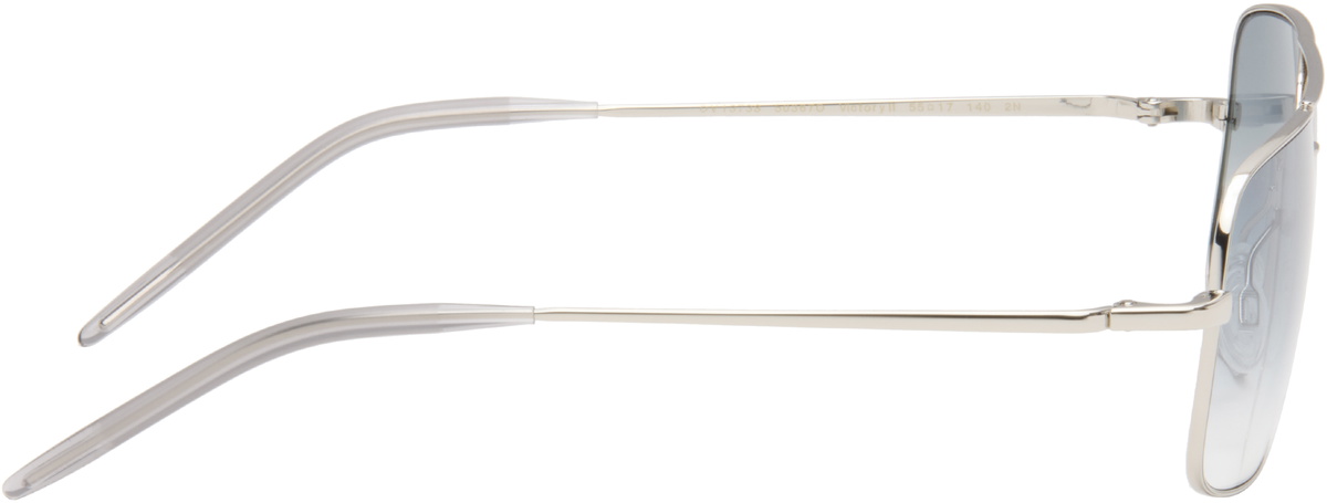 Oliver Peoples Silver Victory II Sunglasses