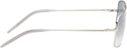 Oliver Peoples Silver Victory II Sunglasses