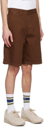 Palmes Brown Sweeper Shorts