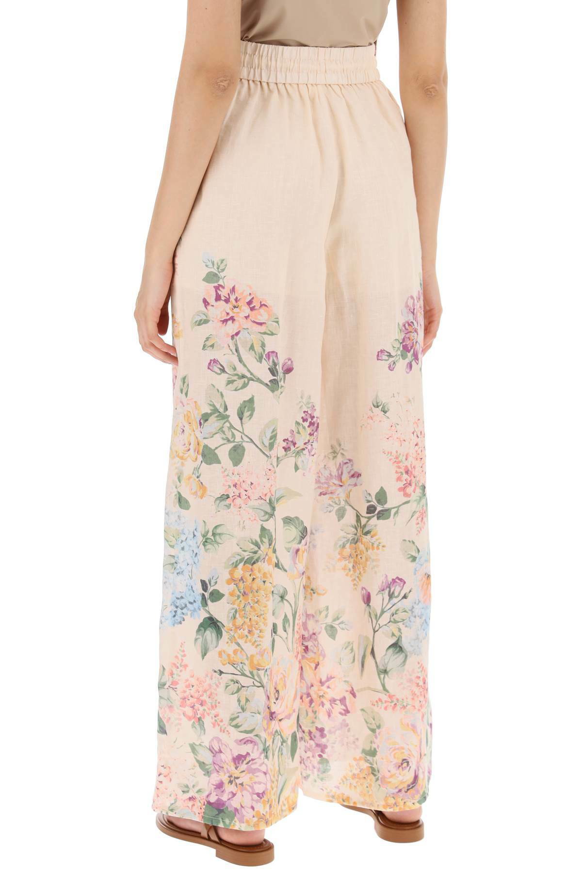 【Zimmermann】Halliday フローラル シルクパラッツォパンツ Zimmermann Pants | Australian Designer Collection | Coveti