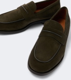 Zegna Suede penny loafers