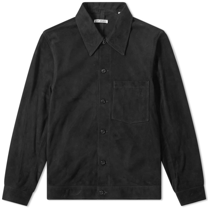 Photo: Our Legacy Reincarnation Suede Overshirt