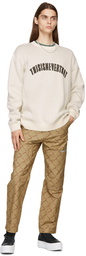 thisisneverthat Khaki Printed Carpenter Trousers