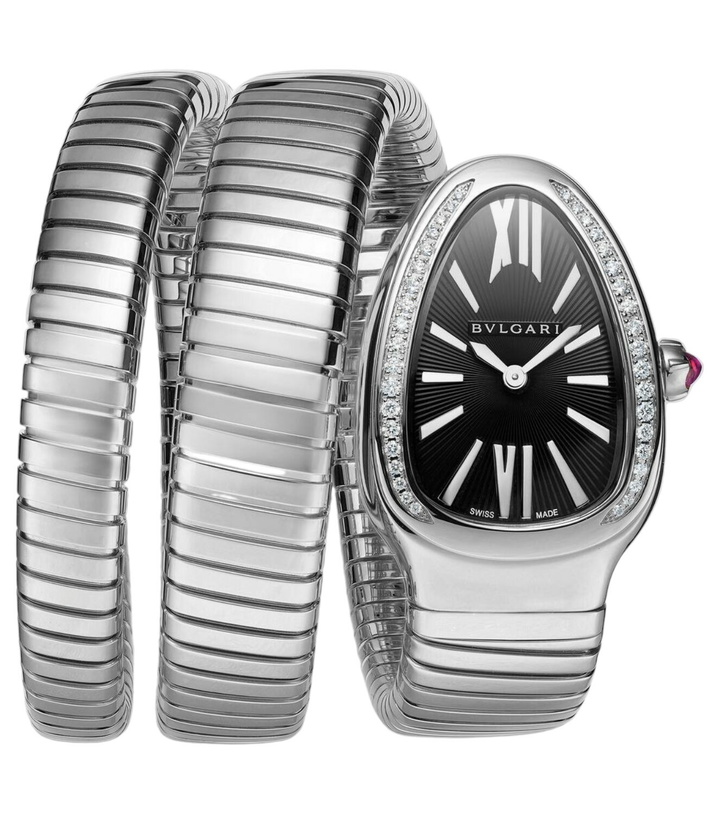 Photo: Bvlgari Serpenti Tubogas watch with diamonds
