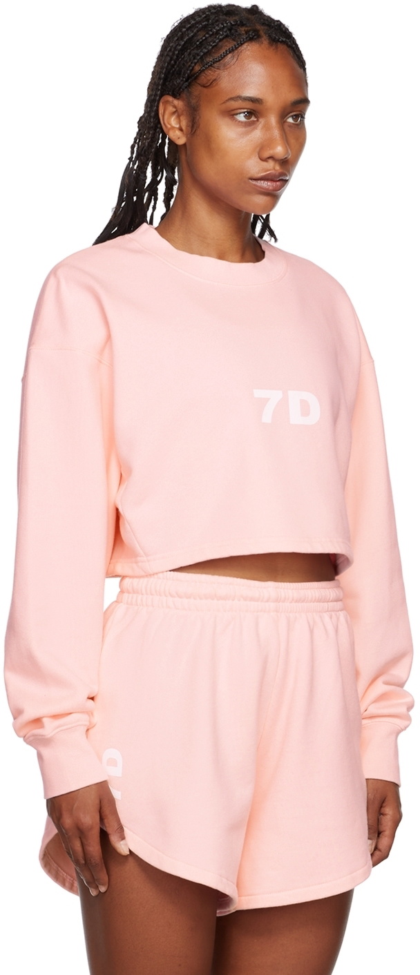 7 DAYS Active Pink Monday Sport Sweatshirt