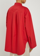 BY Malene Birger Derris Cotton Shirt Red