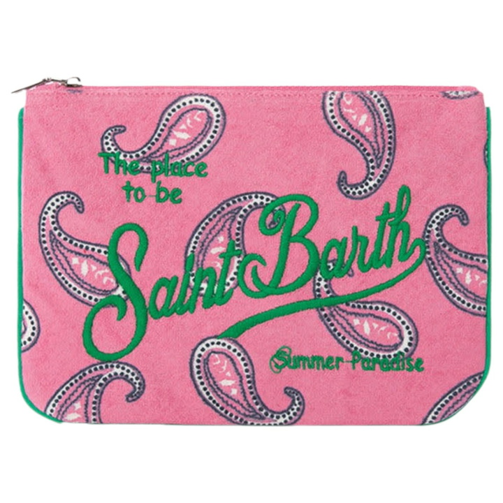 Photo: MC2 Saint Barth Parisienne Paisley Terry Pochette With Saint Barth Embroidery